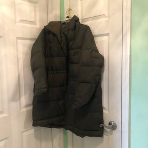 Nike puffer Coat Green XL